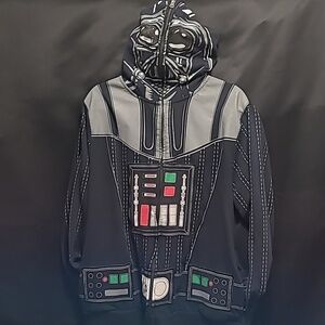 Star Wars Darth Vader Hoodie Full Zip Sweat Jacket Adult X L
